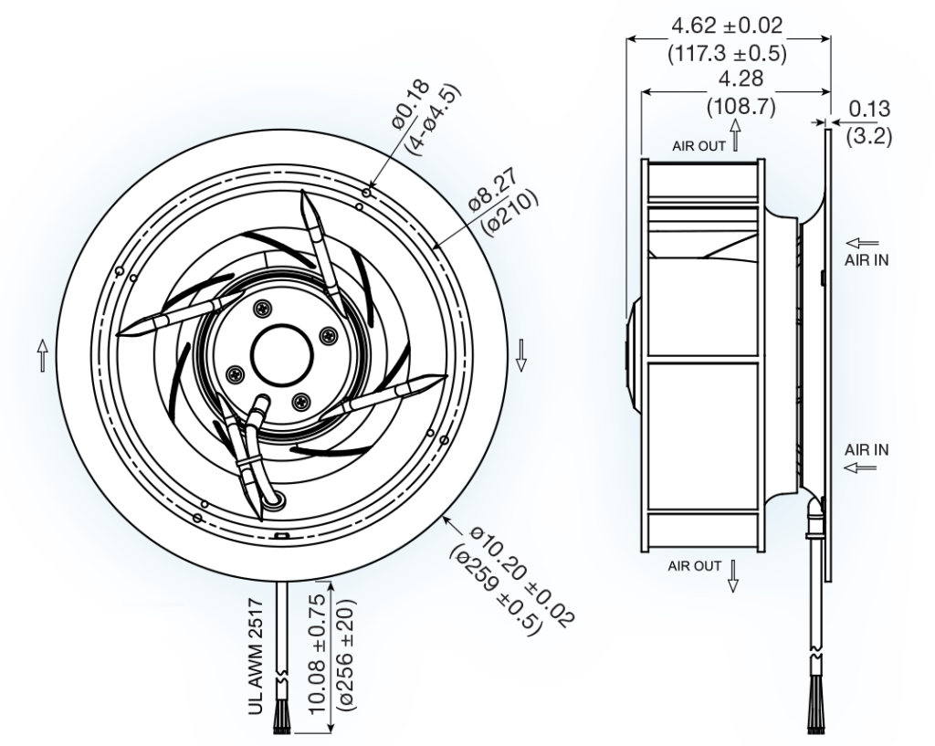 UF225(99)APA-F_drawing